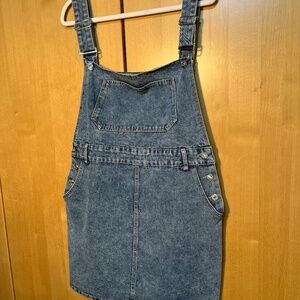 Blue Denim Over-all Dress Size XL